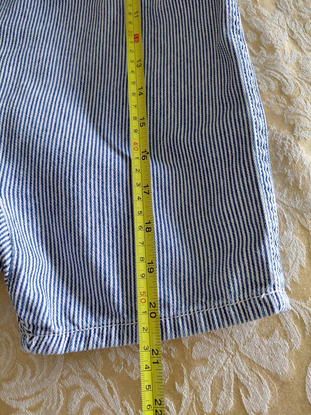 Vintage Polo Jeans Co Ralph Lauren Toddler Overalls 4T Striped RL Flag Patch - Picture 12 of 12